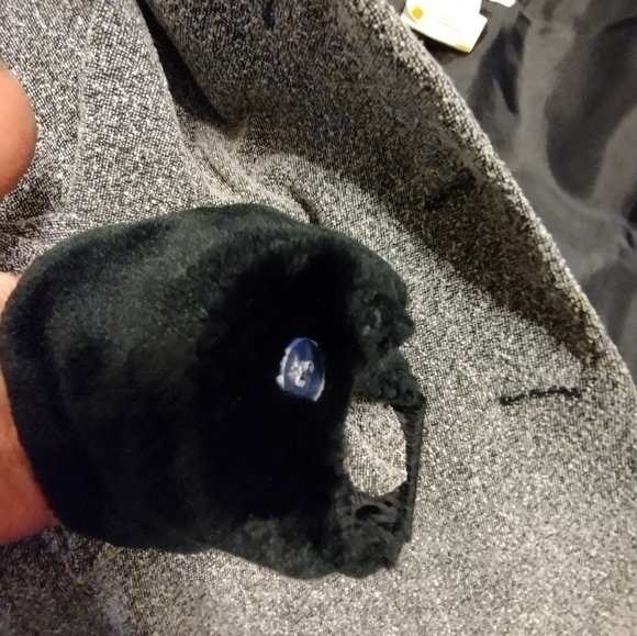 Vintage Women's petite Plaza South Jacket Black blend cuffs collar size 8 - Picture 6 of 6